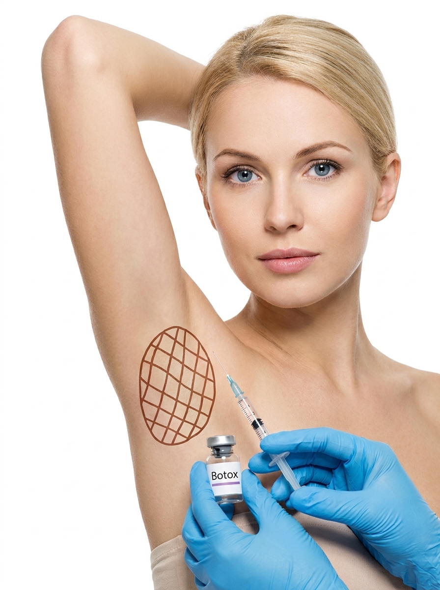Iperidrosi-ascellare-punti-inoculo-botulino